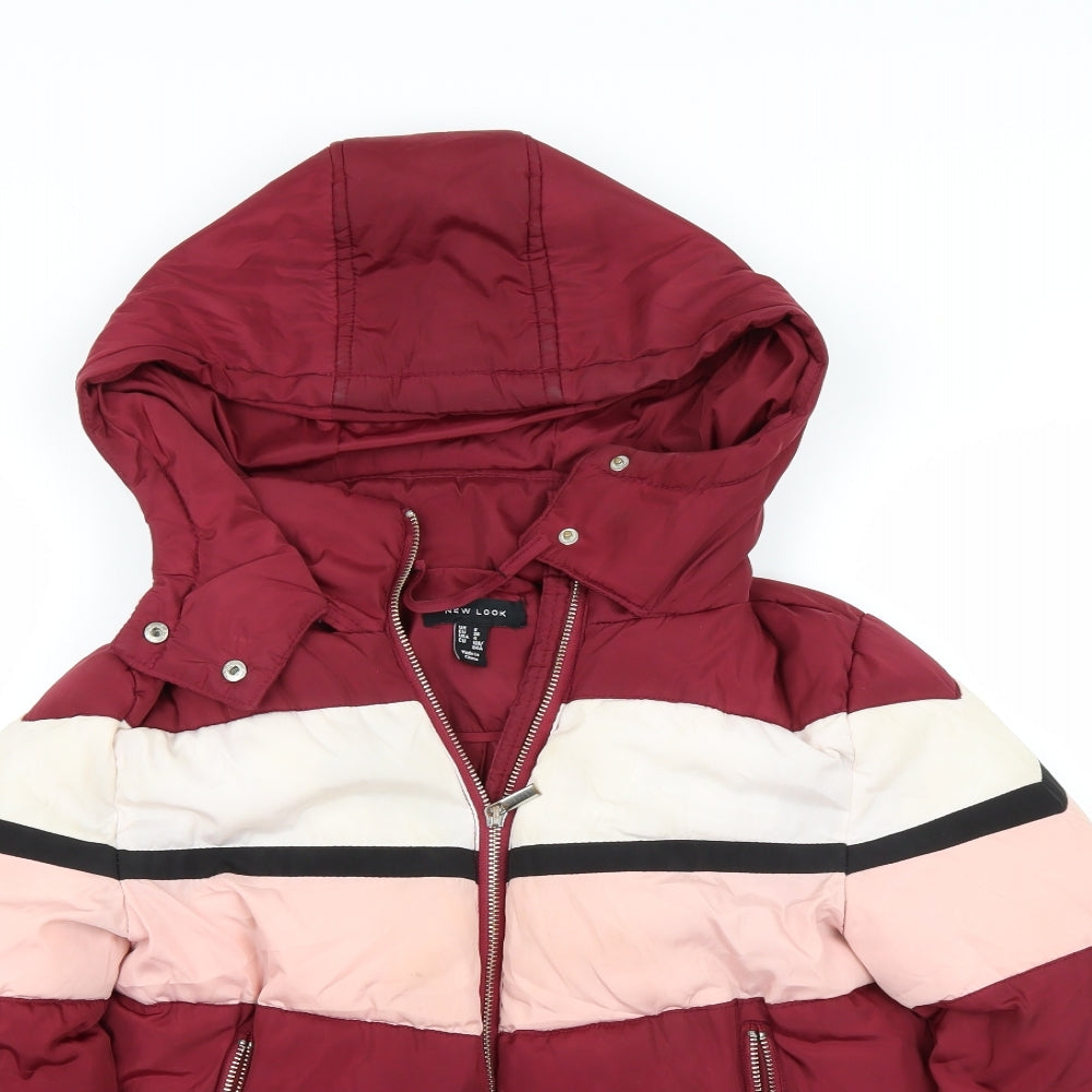 Newlook Womens Pink   Jacket Coat Size 8