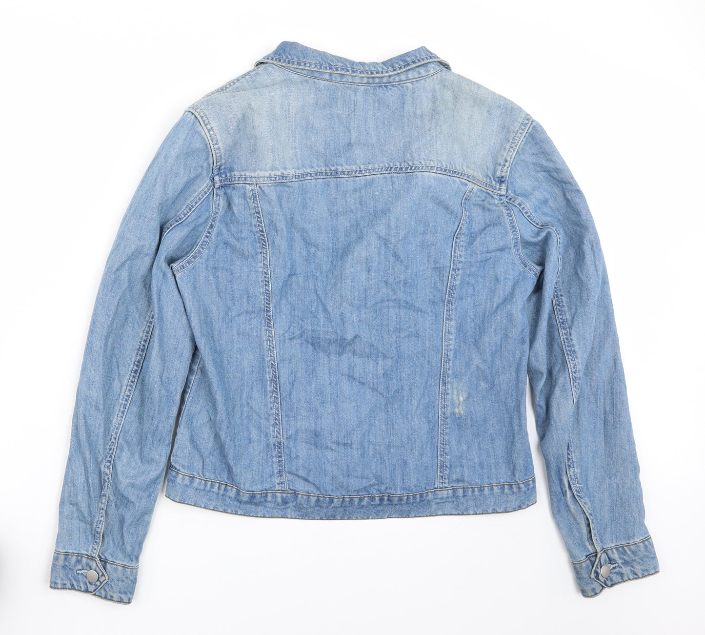 Denim  Womens Blue   Jacket Coat Size 14