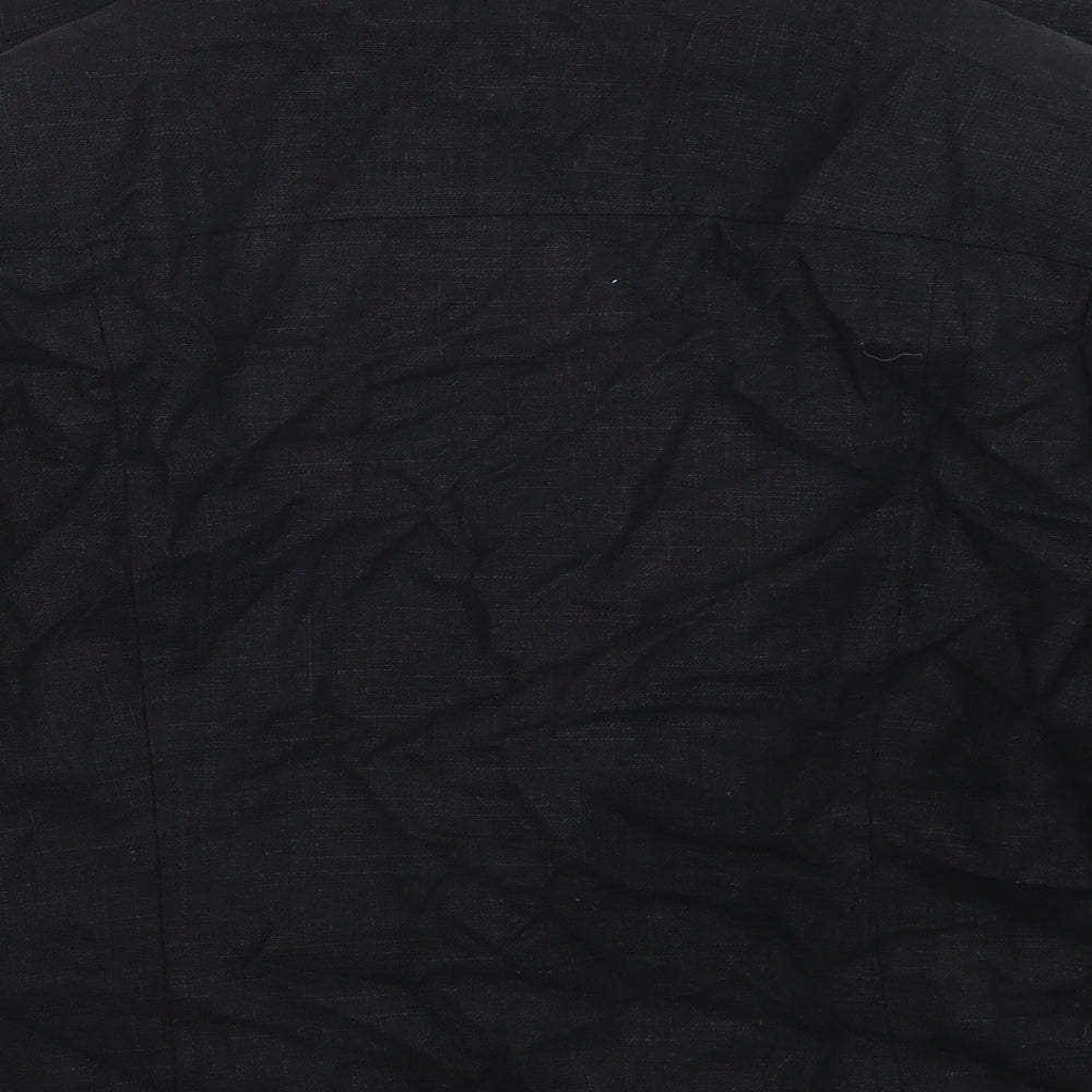 BHS Womens Black   Jacket Coat Size 16