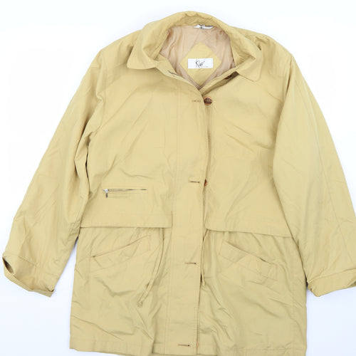 Klass Womens Beige   Jacket Coat Size M