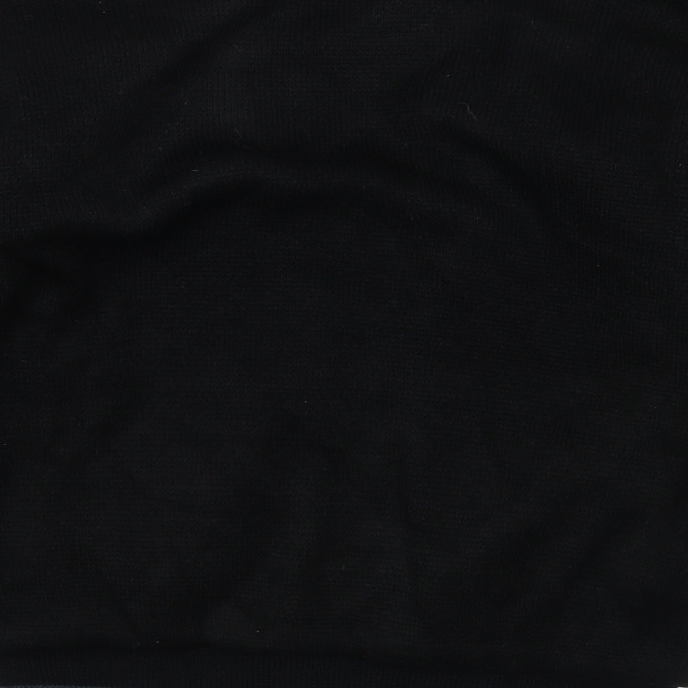 Gianfranco Mens Black  Knit Jacket Coatigan Size M