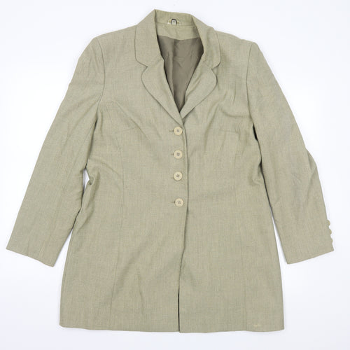 Klass Womens Green   Jacket Suit Jacket Size 18
