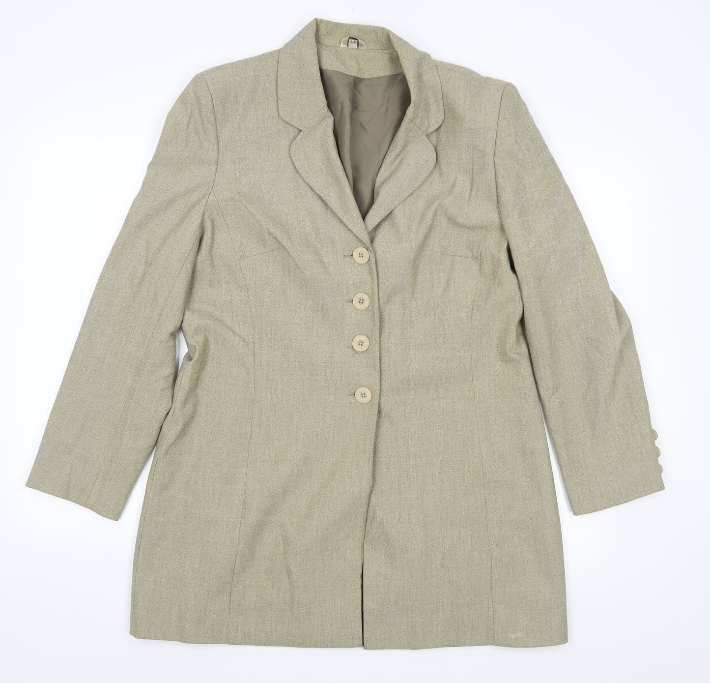 Klass Womens Green   Jacket Suit Jacket Size 18