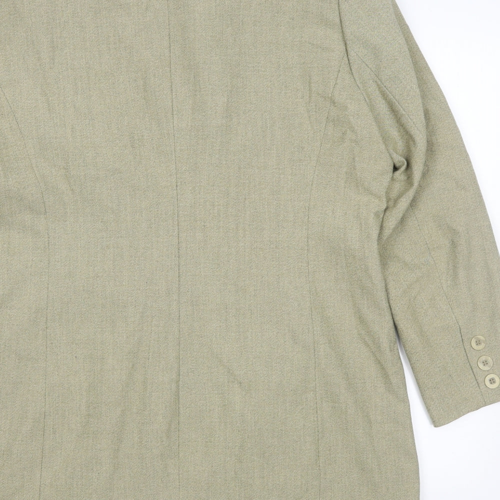 Klass Womens Green   Jacket Suit Jacket Size 18