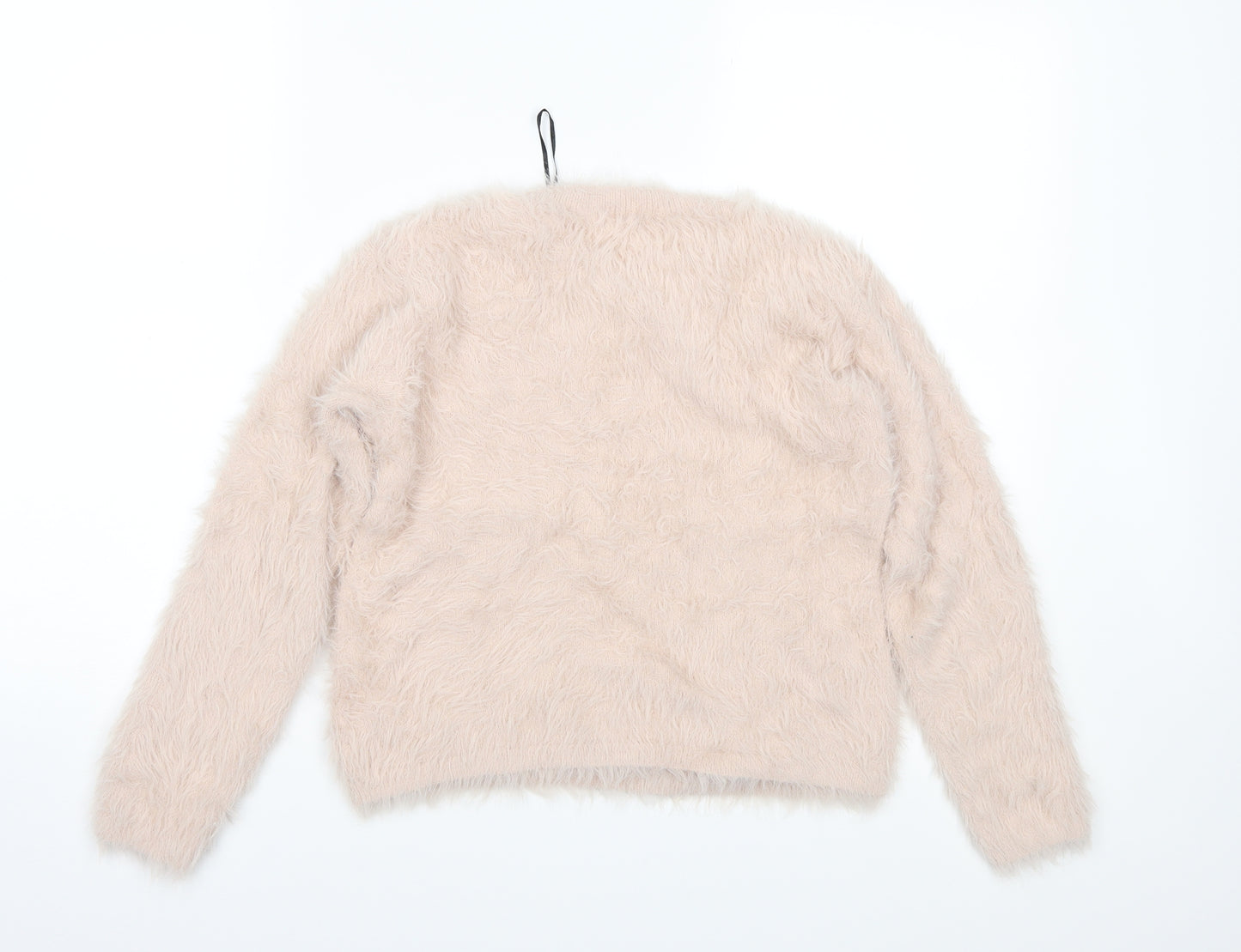 H&M Girls Pink  Knit Pullover Jumper Size 11-12 Years