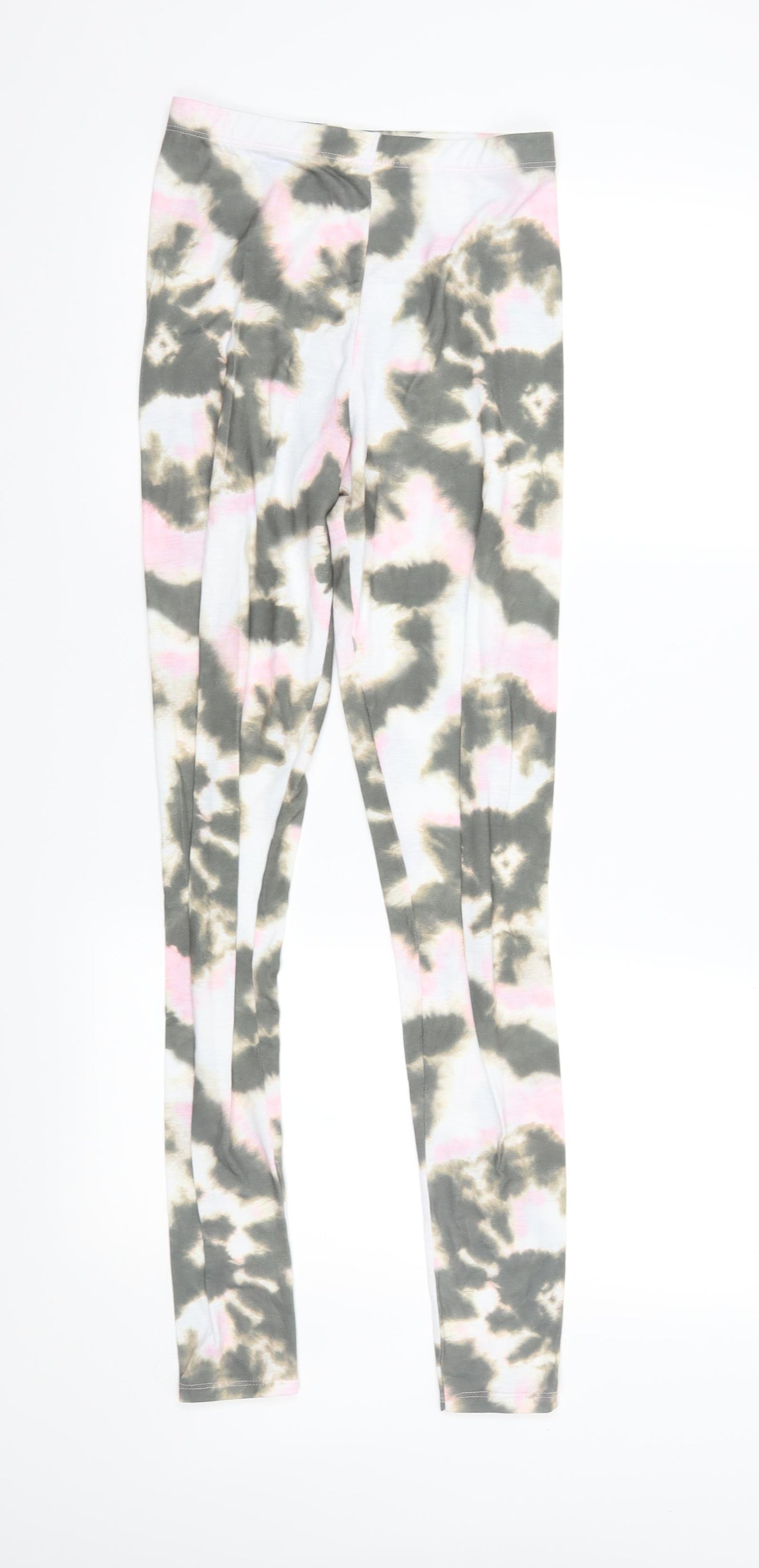 ASOS Womens Brown Camouflage Jersey Carrot Leggings Size 6 L30 in