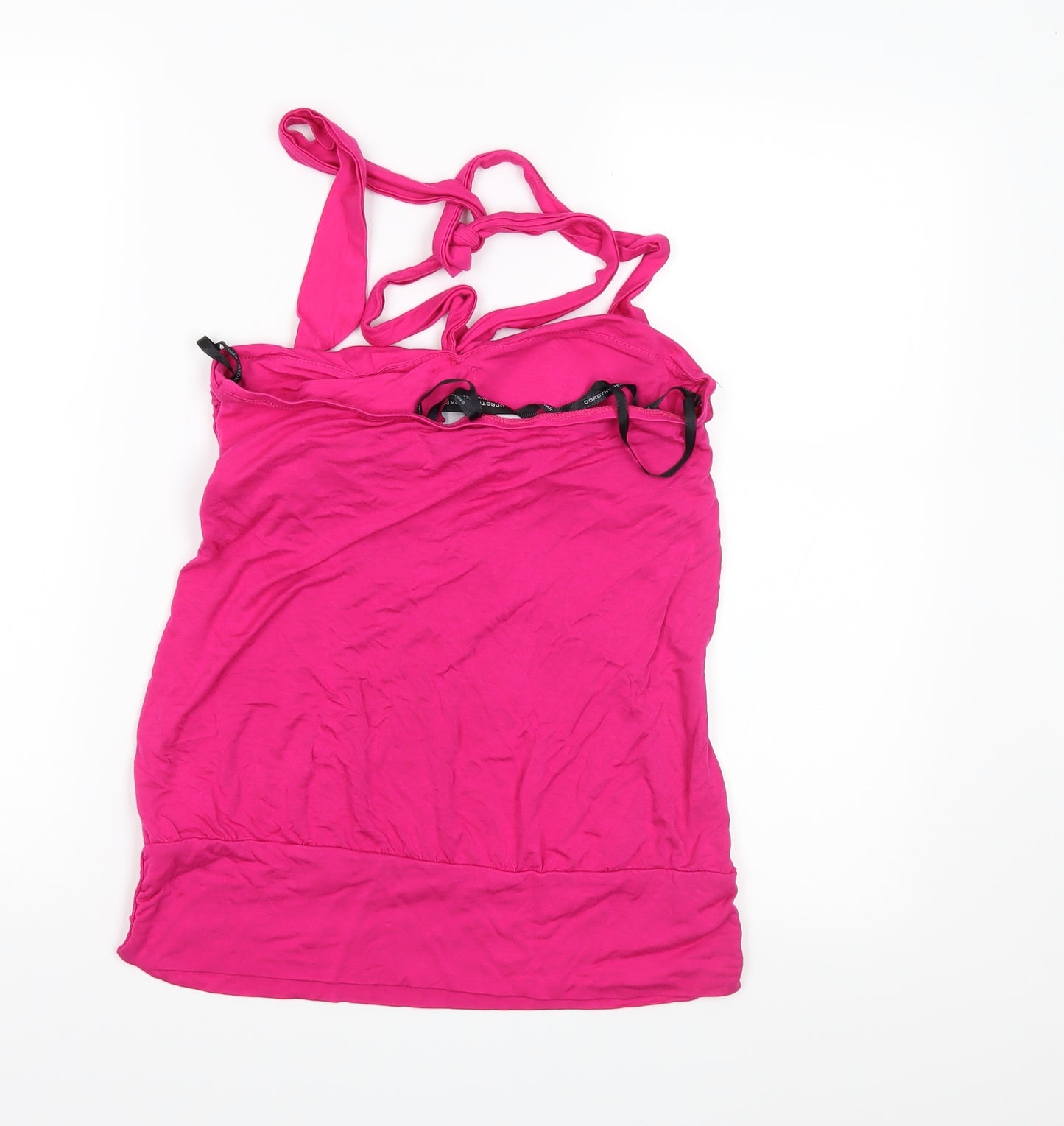 Dorothy Perkins Womens Pink  Jersey Basic Blouse Size 14