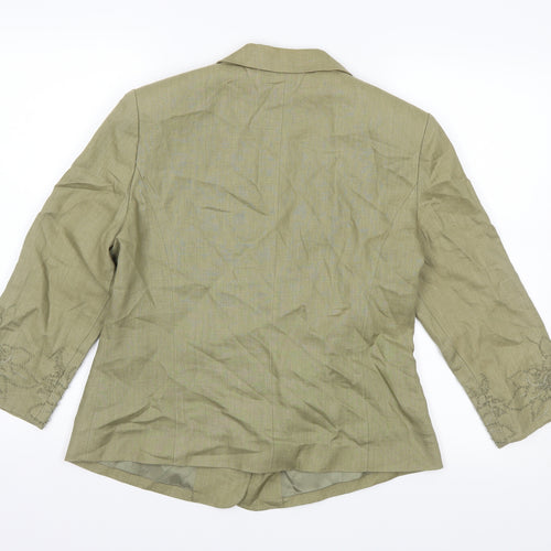 Alex & Co Womens Green   Jacket  Size 14