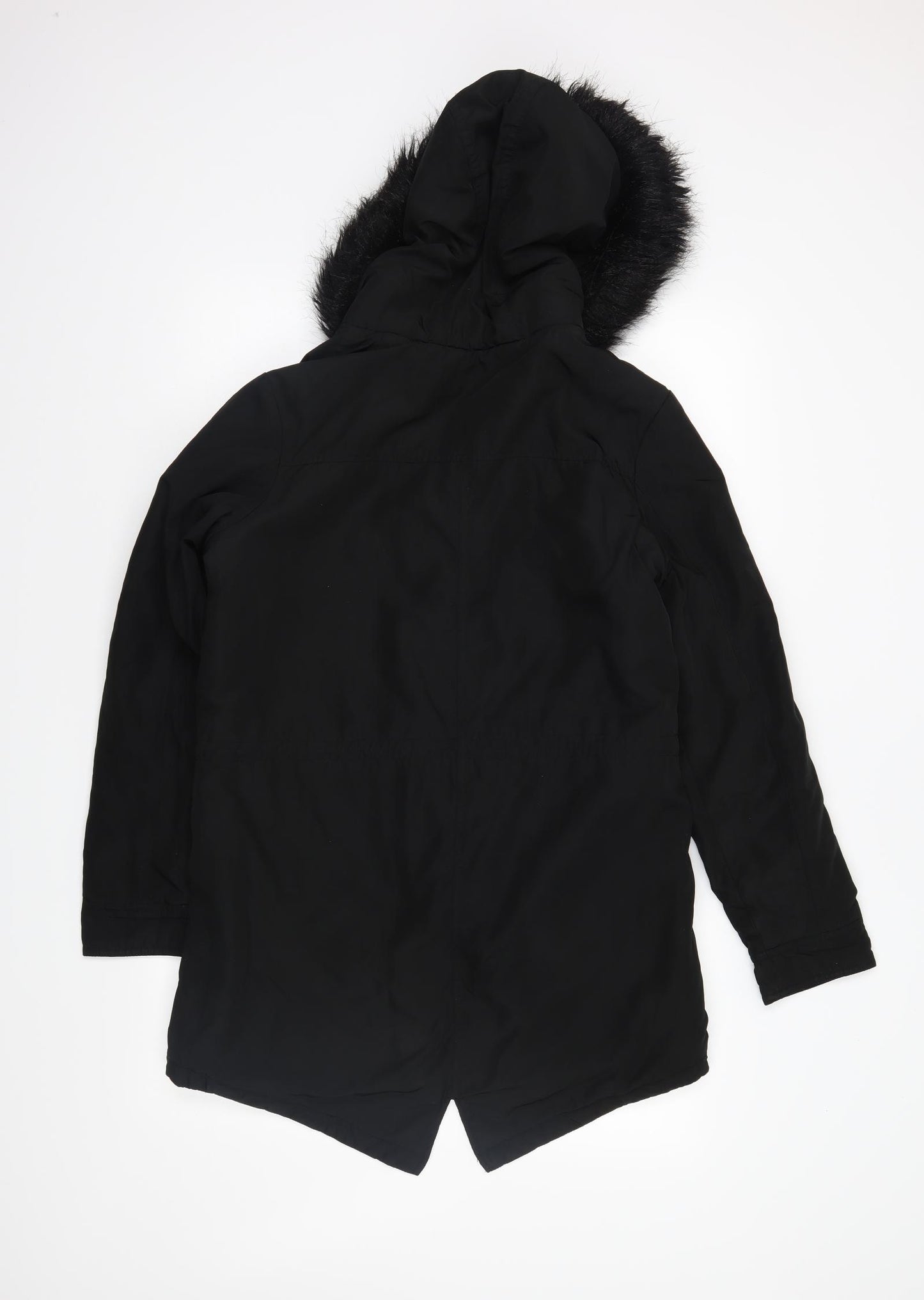 Dorothy Perkins Womens Black   Parka Coat Size 10