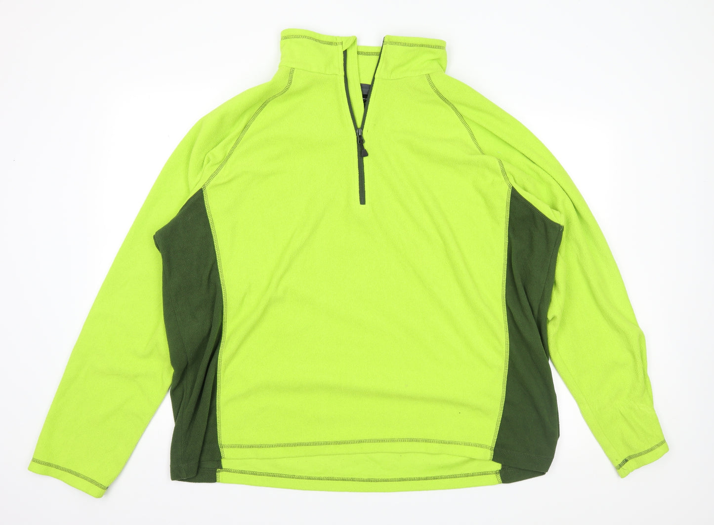 Stand Out Mens Green  Fleece Jacket  Size 3XL