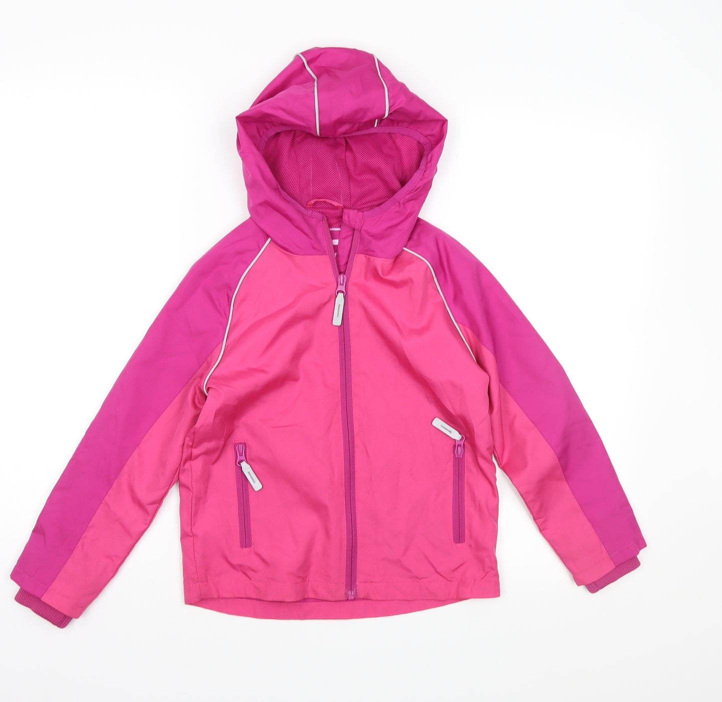George Girls Pink   Anorak Jacket Size 6-7 Years