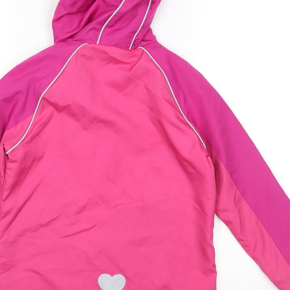 George Girls Pink   Anorak Jacket Size 6-7 Years