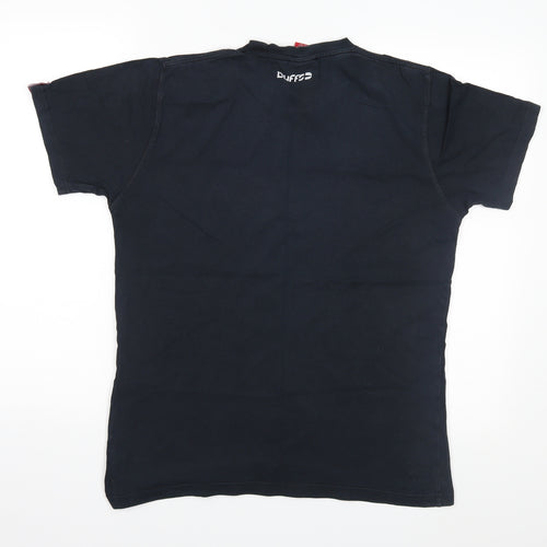 Duffs Mens Grey  Jersey  T-Shirt Size M