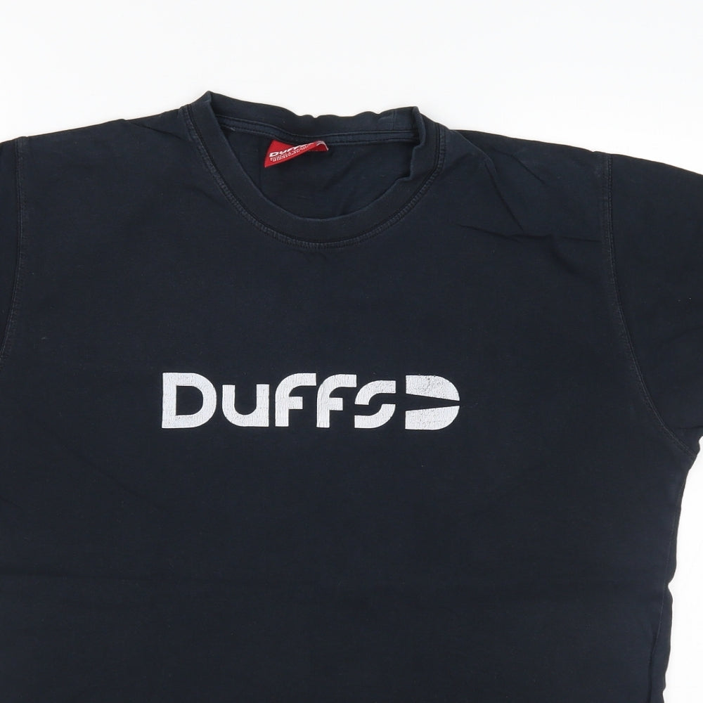 Duffs Mens Grey  Jersey  T-Shirt Size M