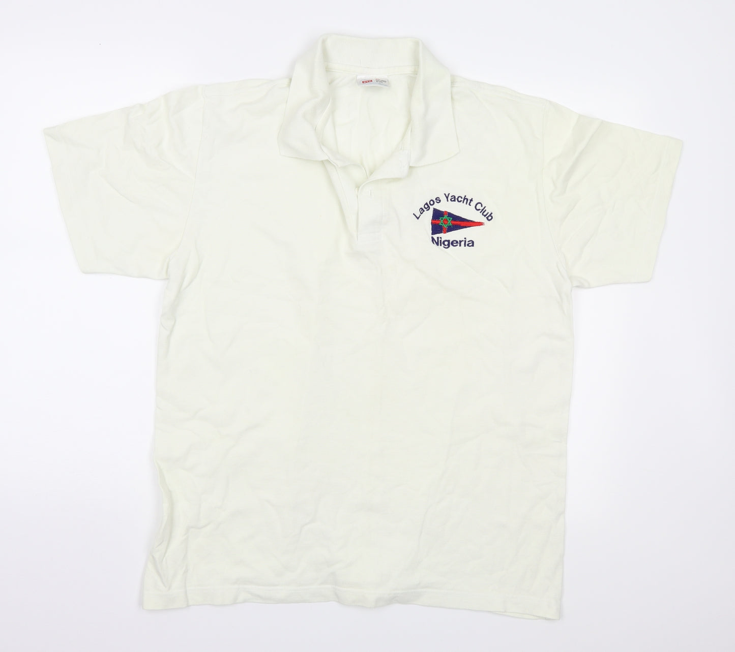 BYC Mens Ivory    Polo Size XL