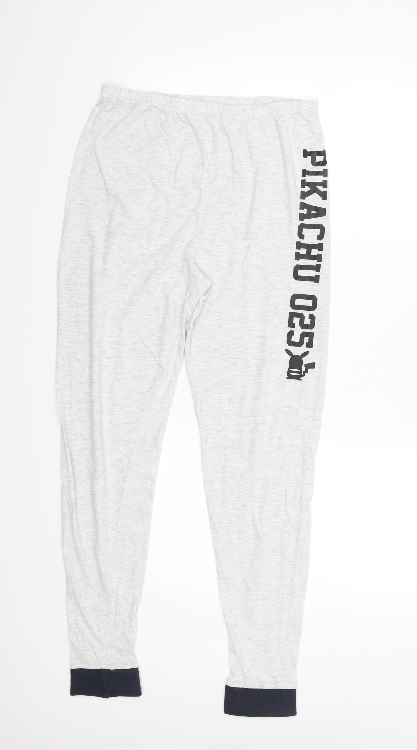 Pokemon Boys Grey  Jersey  Lounge Pants Size 13-14 Years