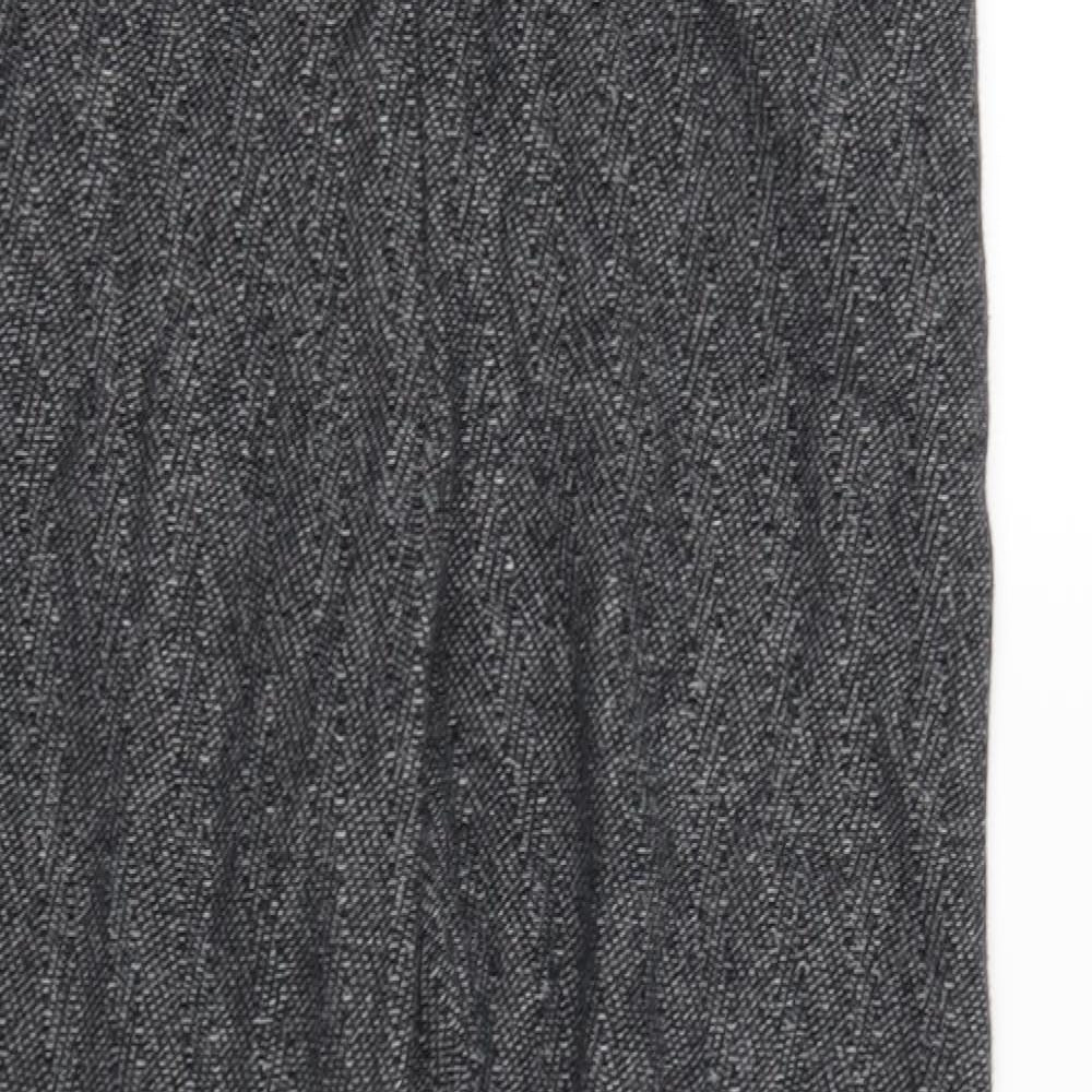 Jigsaw Womens Grey Herringbone  Jogger Trousers Size S L28 in