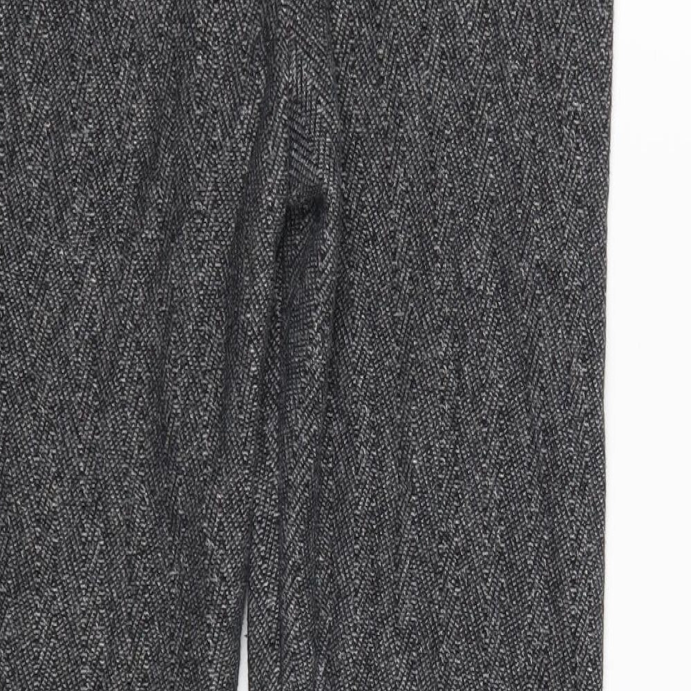 Jigsaw Womens Grey Herringbone  Jogger Trousers Size S L28 in