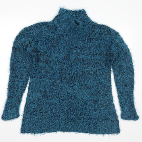 Lottie Womens Blue  Knit Pullover Jumper Size 12