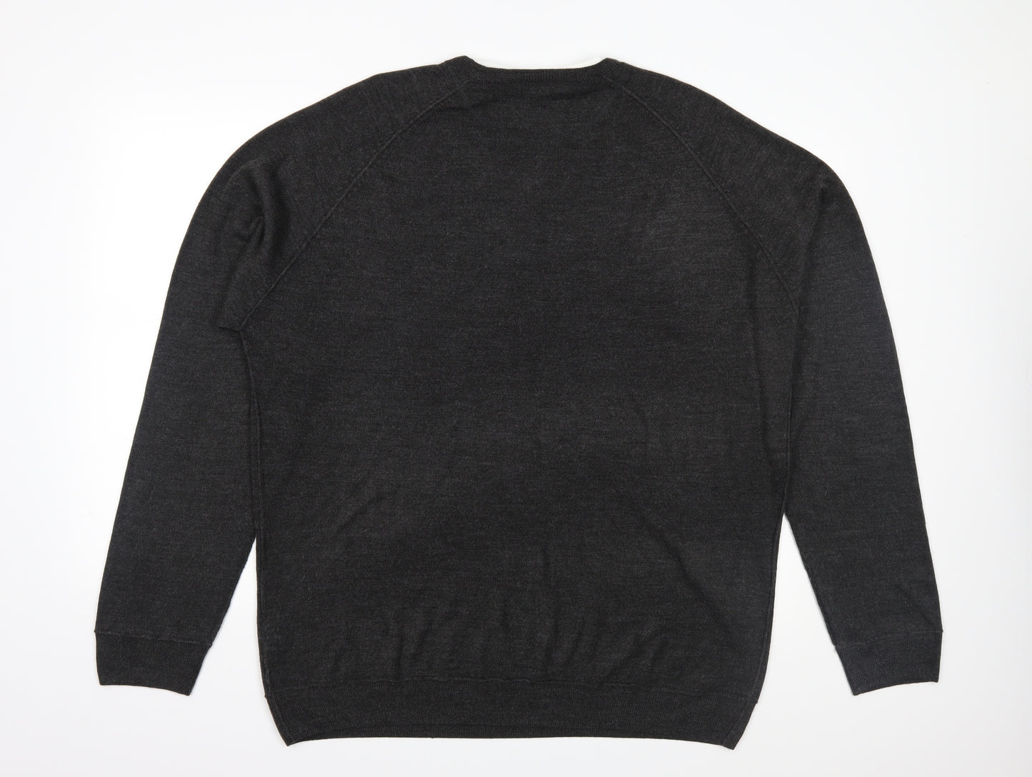Burton Mens Grey  Knit Pullover Jumper Size 2XL
