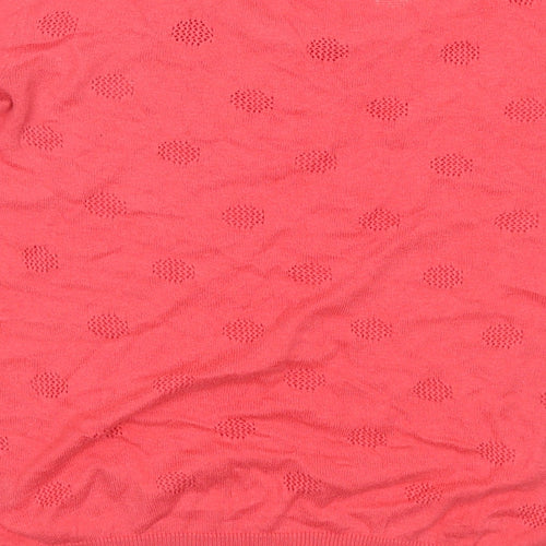 George Womens Pink  Knit Pullover Jumper Size 10
