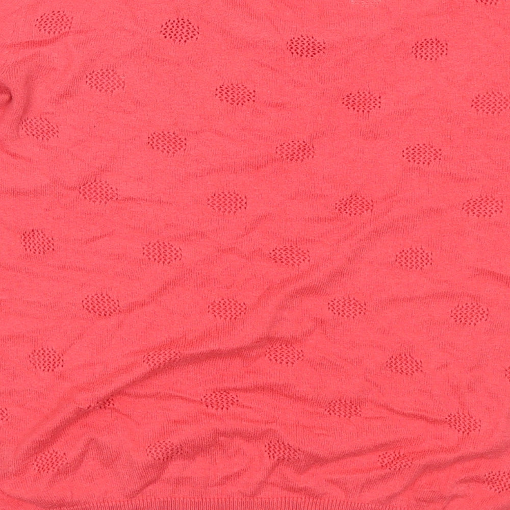 George Womens Pink  Knit Pullover Jumper Size 10