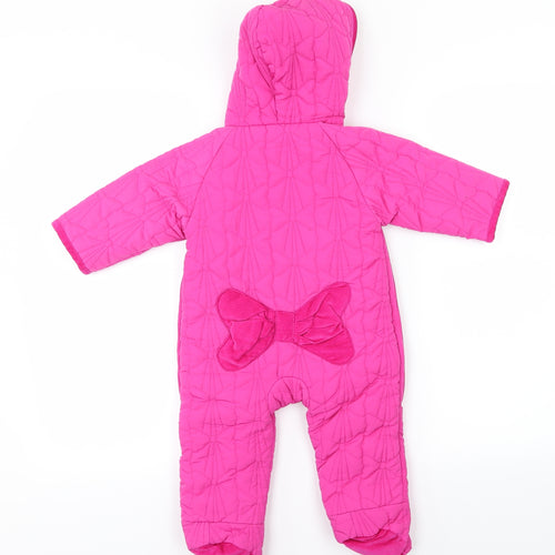 Baker Girls Pink   Jacket Snowsuit Size 6-9 Months