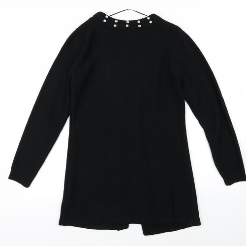 bonprix Womens Black  Knit Cardigan Jumper Size S