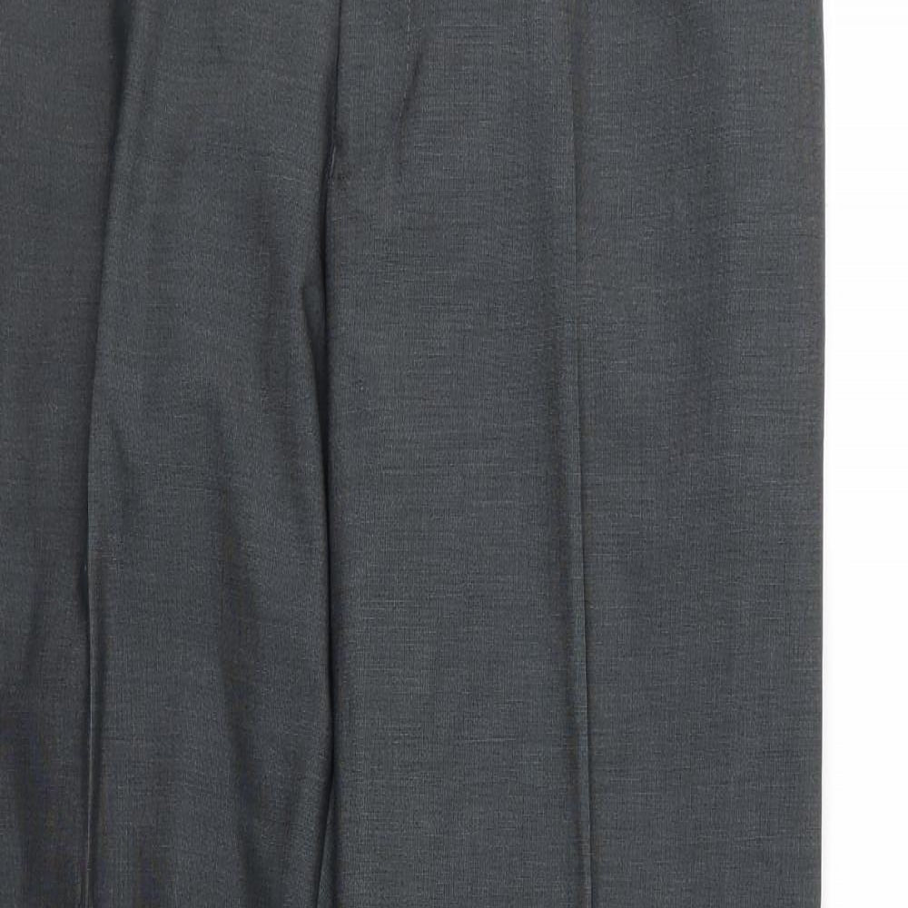F&F Mens Grey  Rayon Trousers  Size 36 L31 in