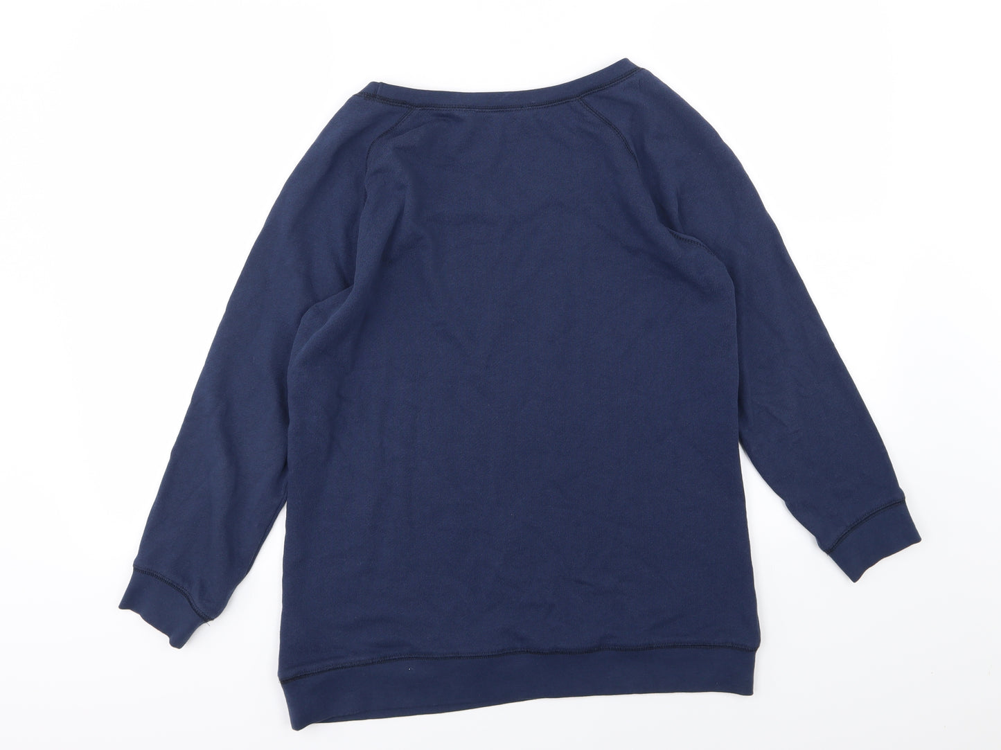 AriZona Womens Blue  Jersey Pullover Sweatshirt Size 14