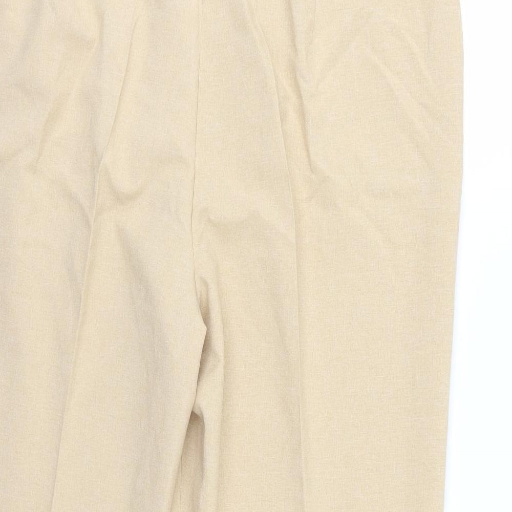 For Women Womens Beige  Rayon Trousers  Size 18 L23 in
