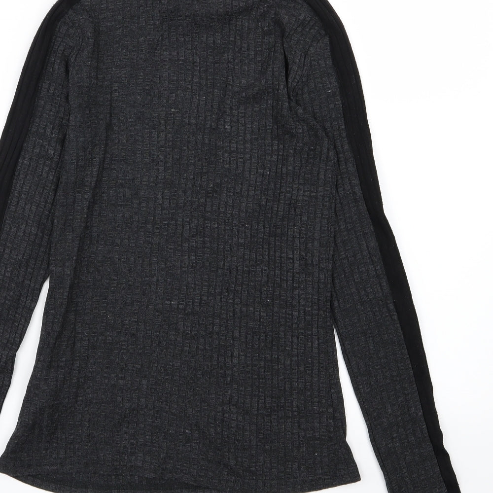 I SAW IT FIRST Womens Grey  Knit Pullover Jumper Size 10