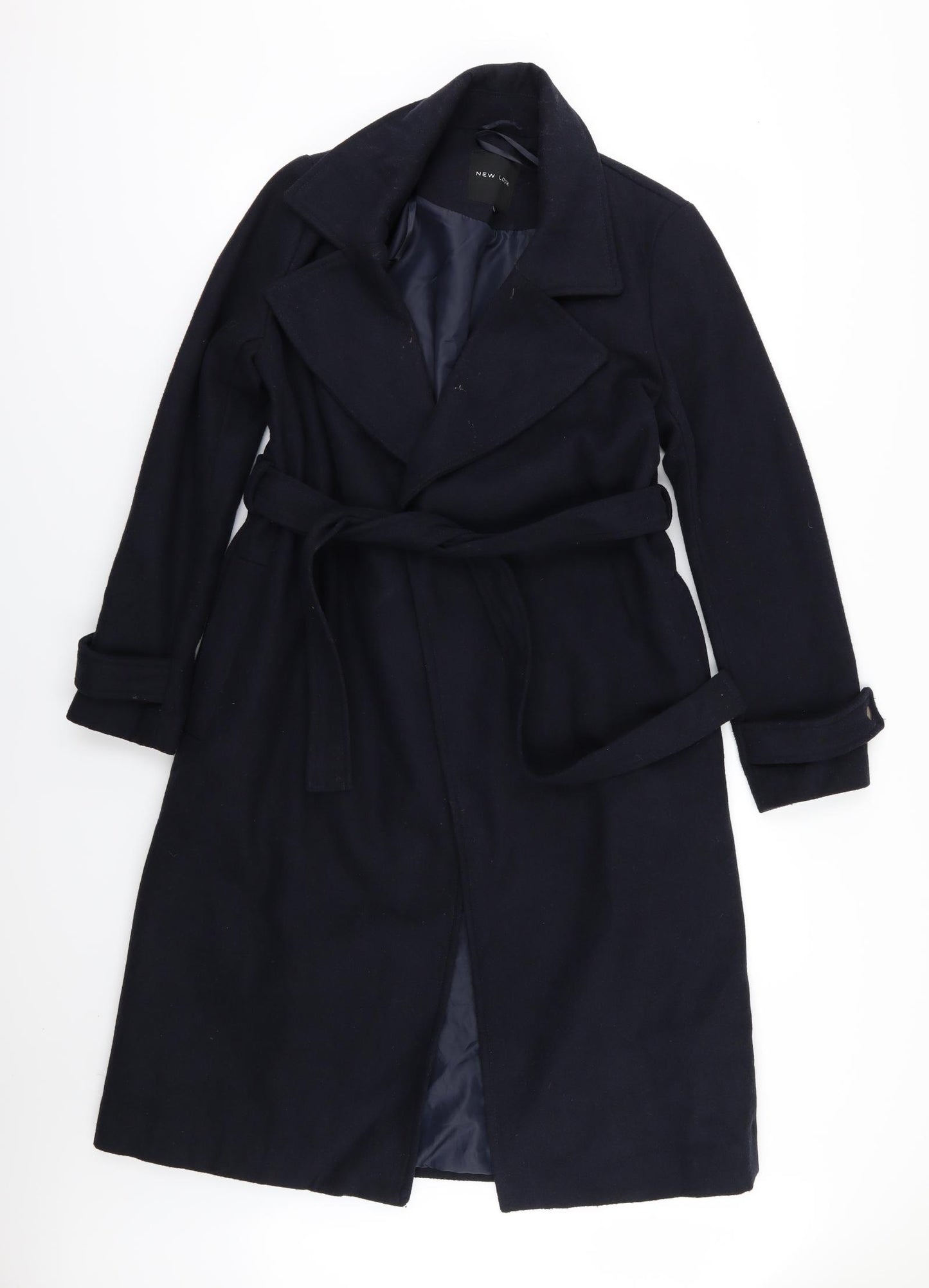 New Look Womens Blue   Overcoat Coat Size 12