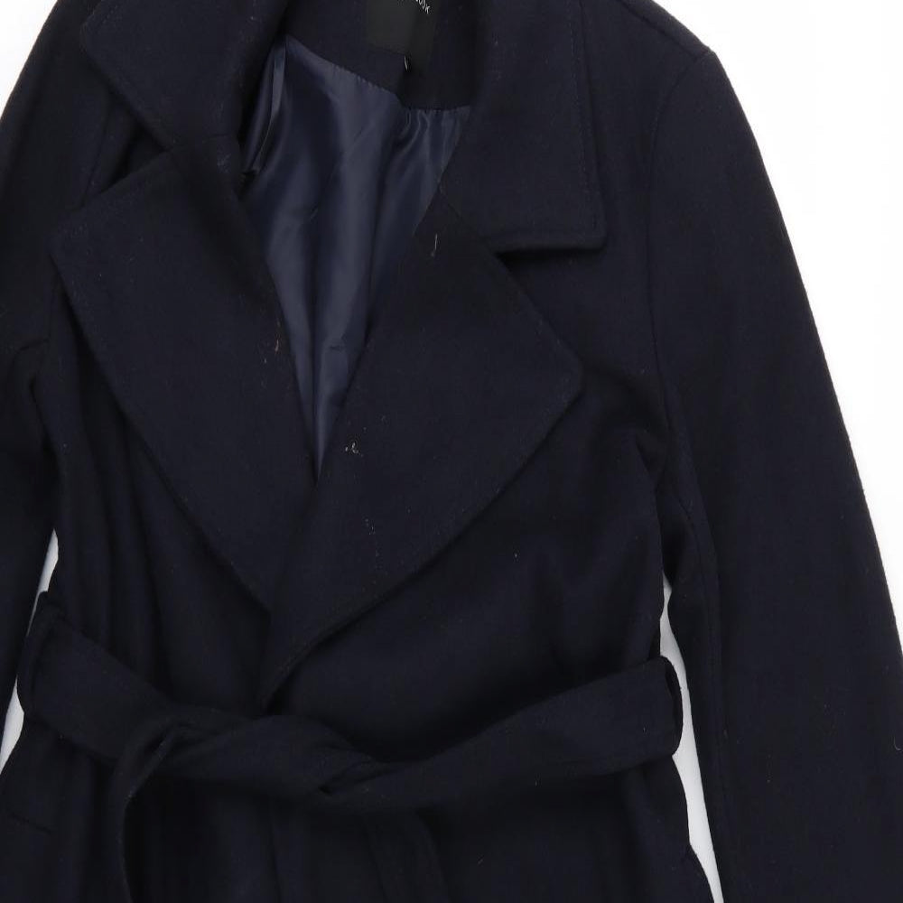 New Look Womens Blue   Overcoat Coat Size 12