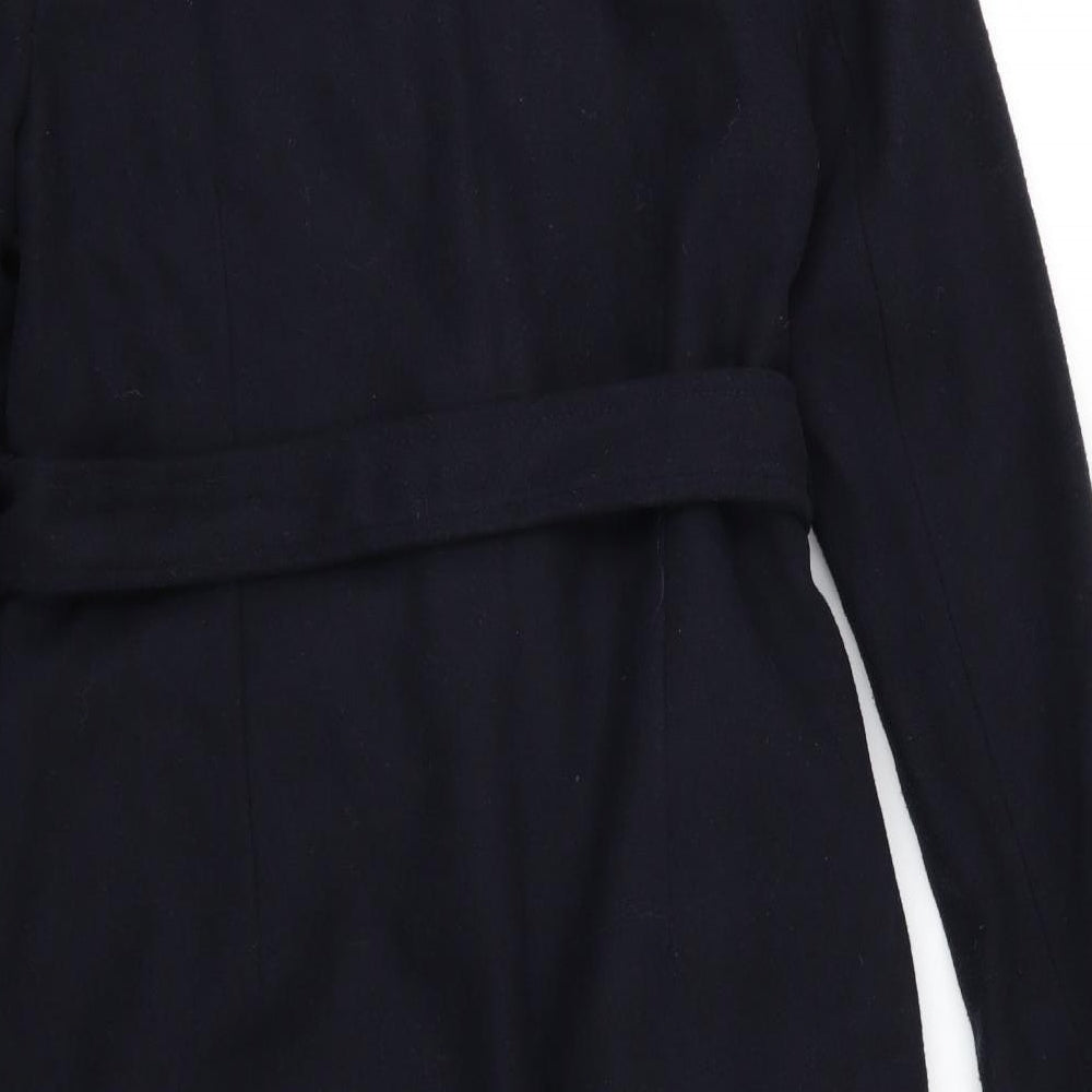 New Look Womens Blue   Overcoat Coat Size 12