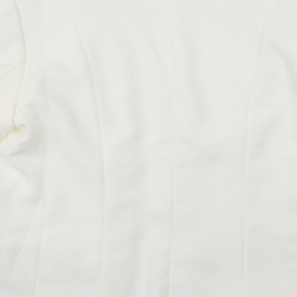 H&M Womens White   Jacket Blazer Size 14