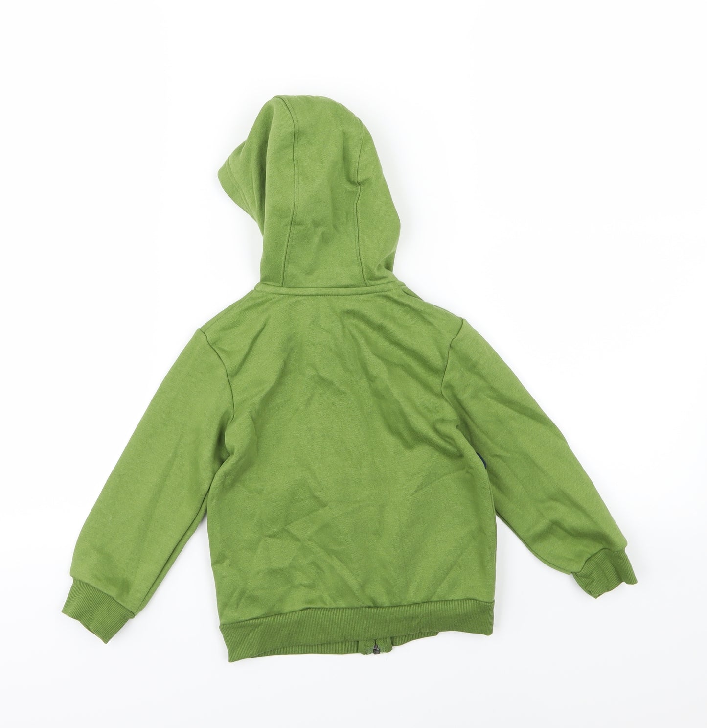 adidas Boys Green Striped Jersey Jacket  Size 18-24 Months