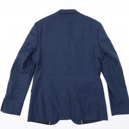 River Island Mens Blue   Jacket Suit Jacket Size 42