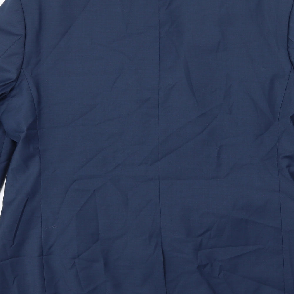 River Island Mens Blue   Jacket Suit Jacket Size 42