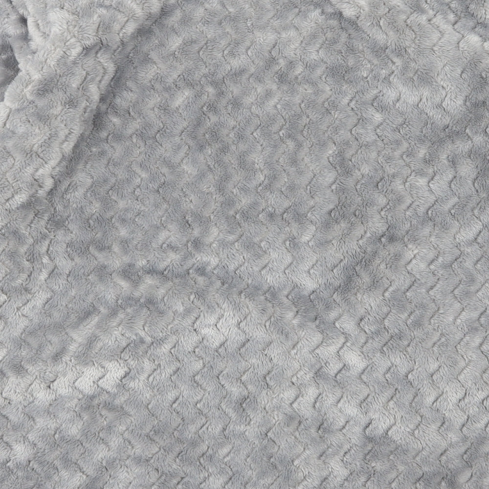 George Womens Grey Striped Fleece Top Pyjama Top Size 16