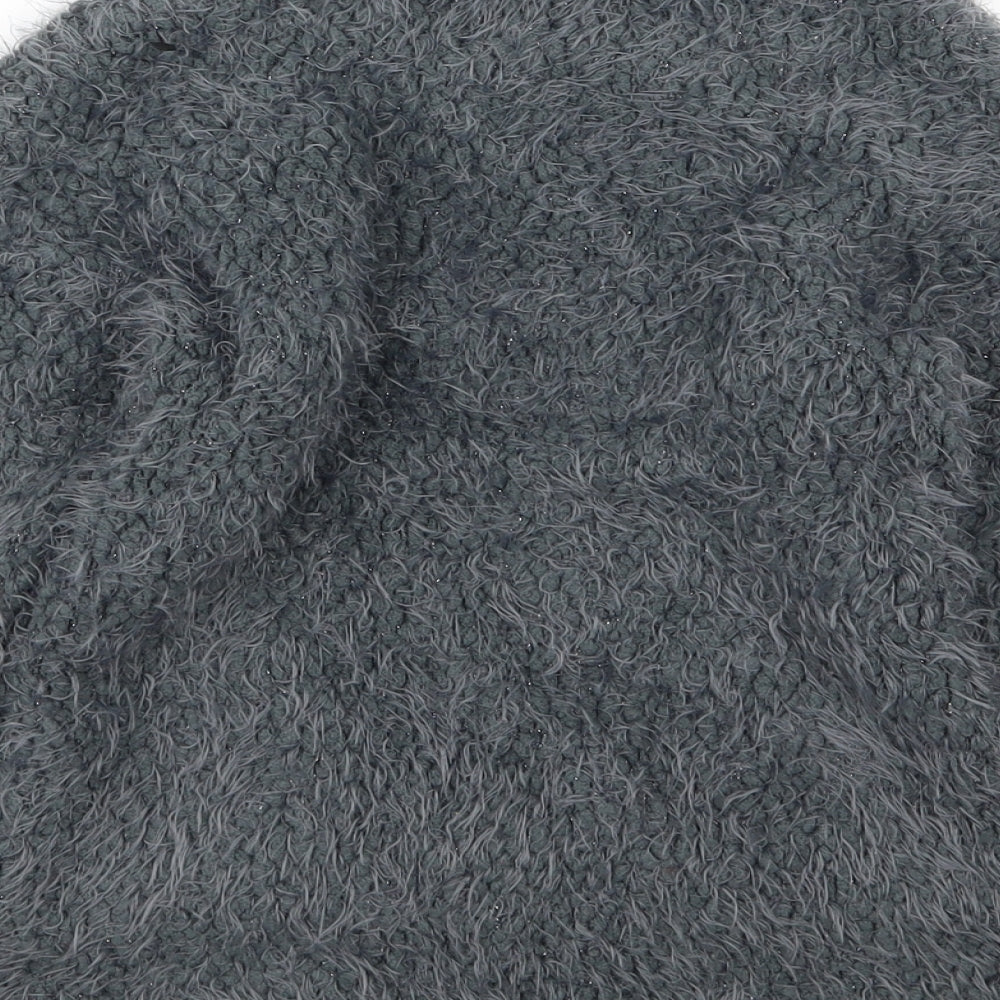 NEXT Girls Grey  Knit Pullover Jumper Size 6 Years