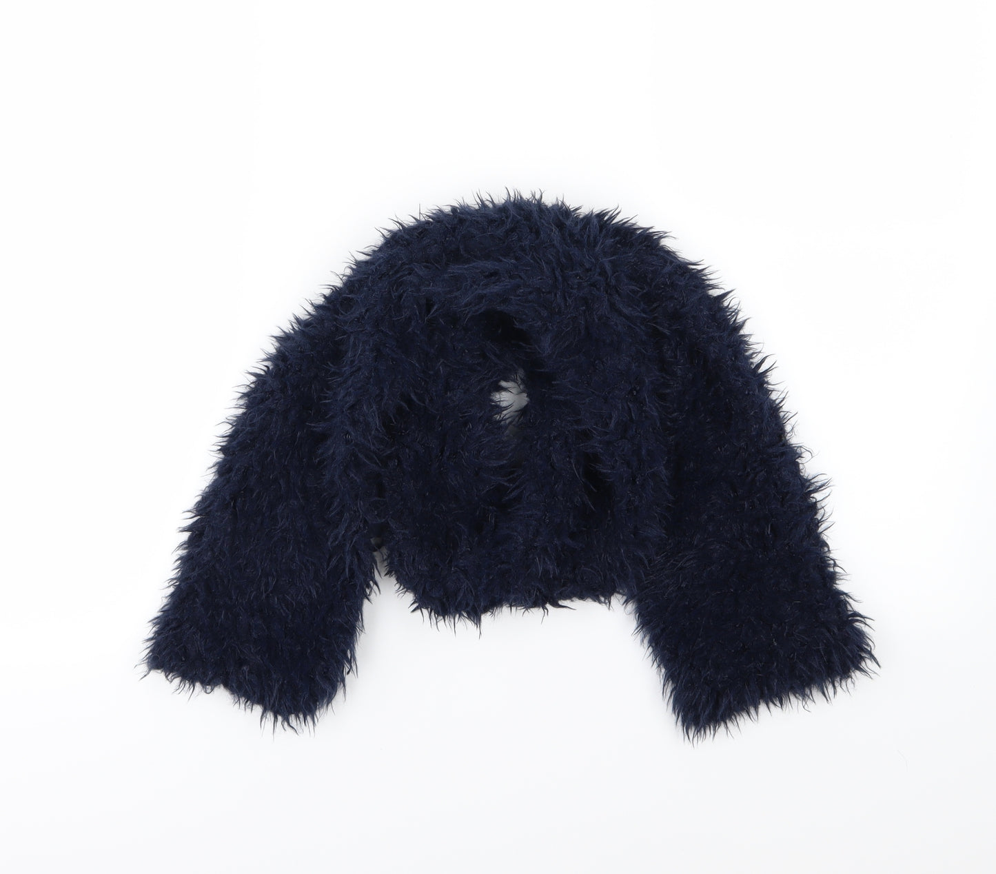 Preworn Unisex Blue  Knit  Scarf