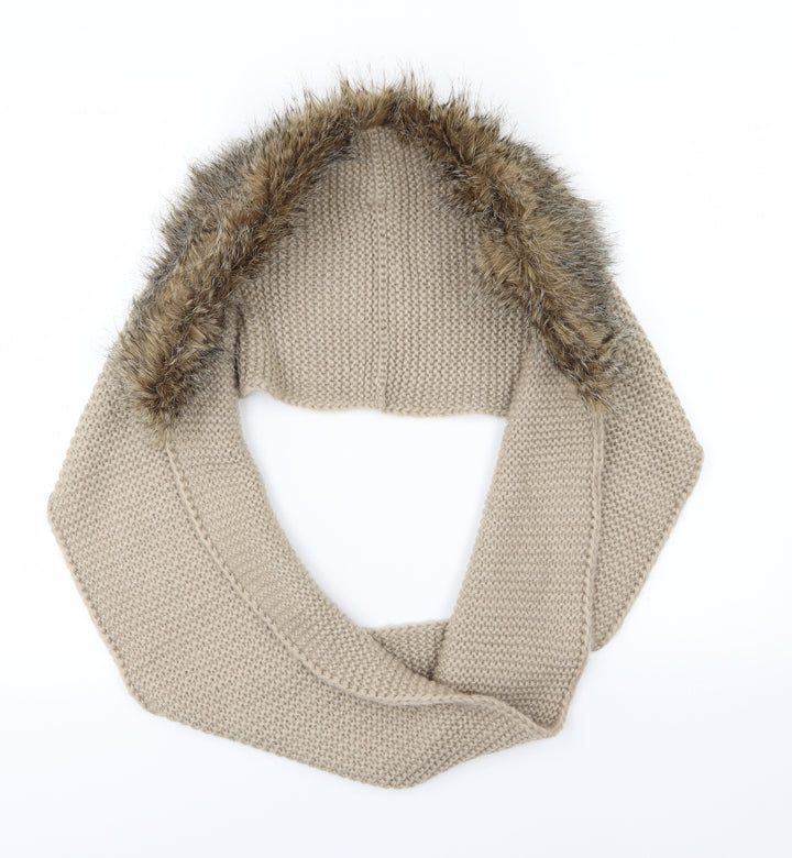 Preworn Womens Brown  Knit  Scarf