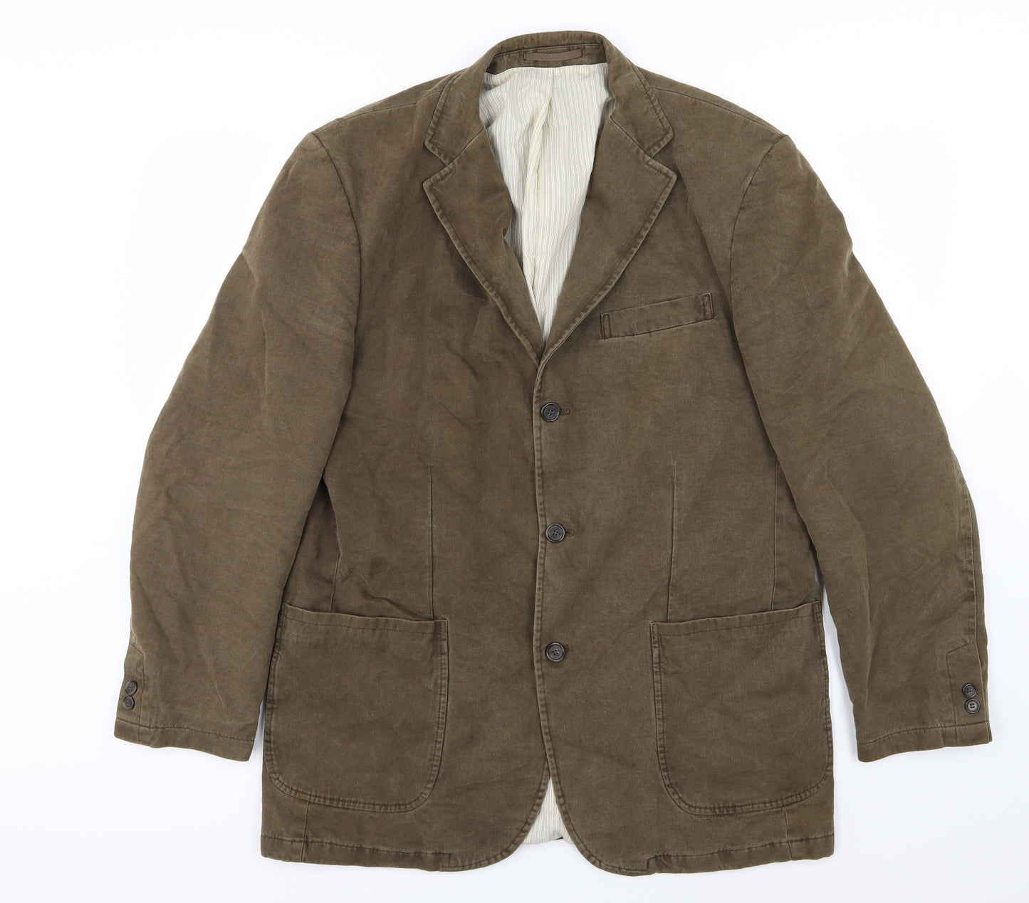 Austin Reed Mens Brown  Denim Jacket  Size M