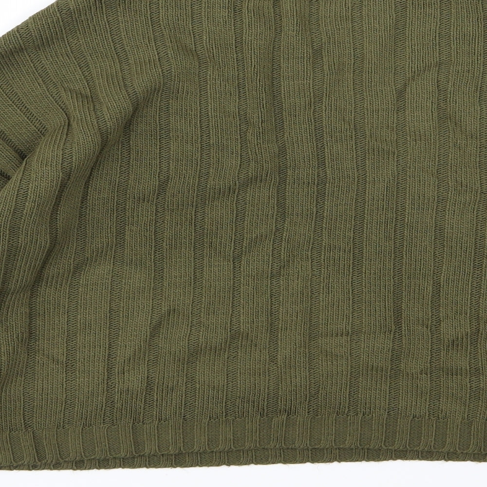Primark Womens Green  Knit Pullover Jumper Size 2XS  - oversized