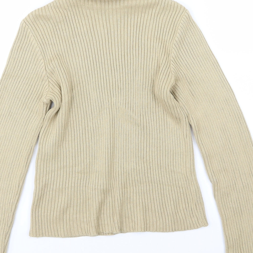 Hennes Womens Brown  Knit Pullover Jumper Size M
