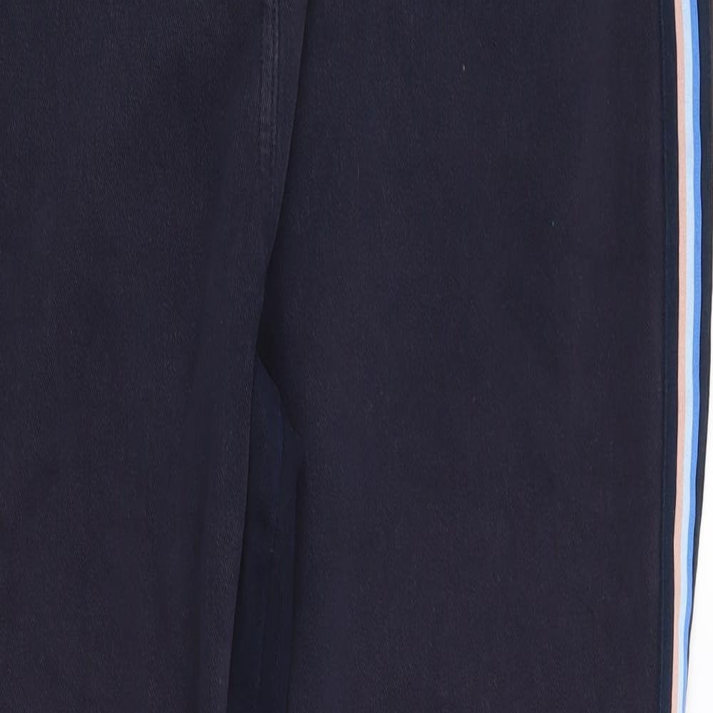 NEXT Womens Blue Striped  Jegging Jeans Size 16 L25 in