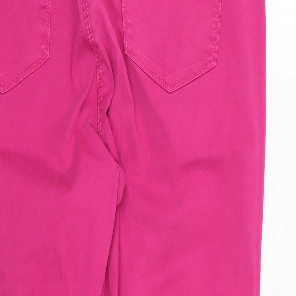 Papaya Womens Pink   Cropped Jeans Size 18 L20 in