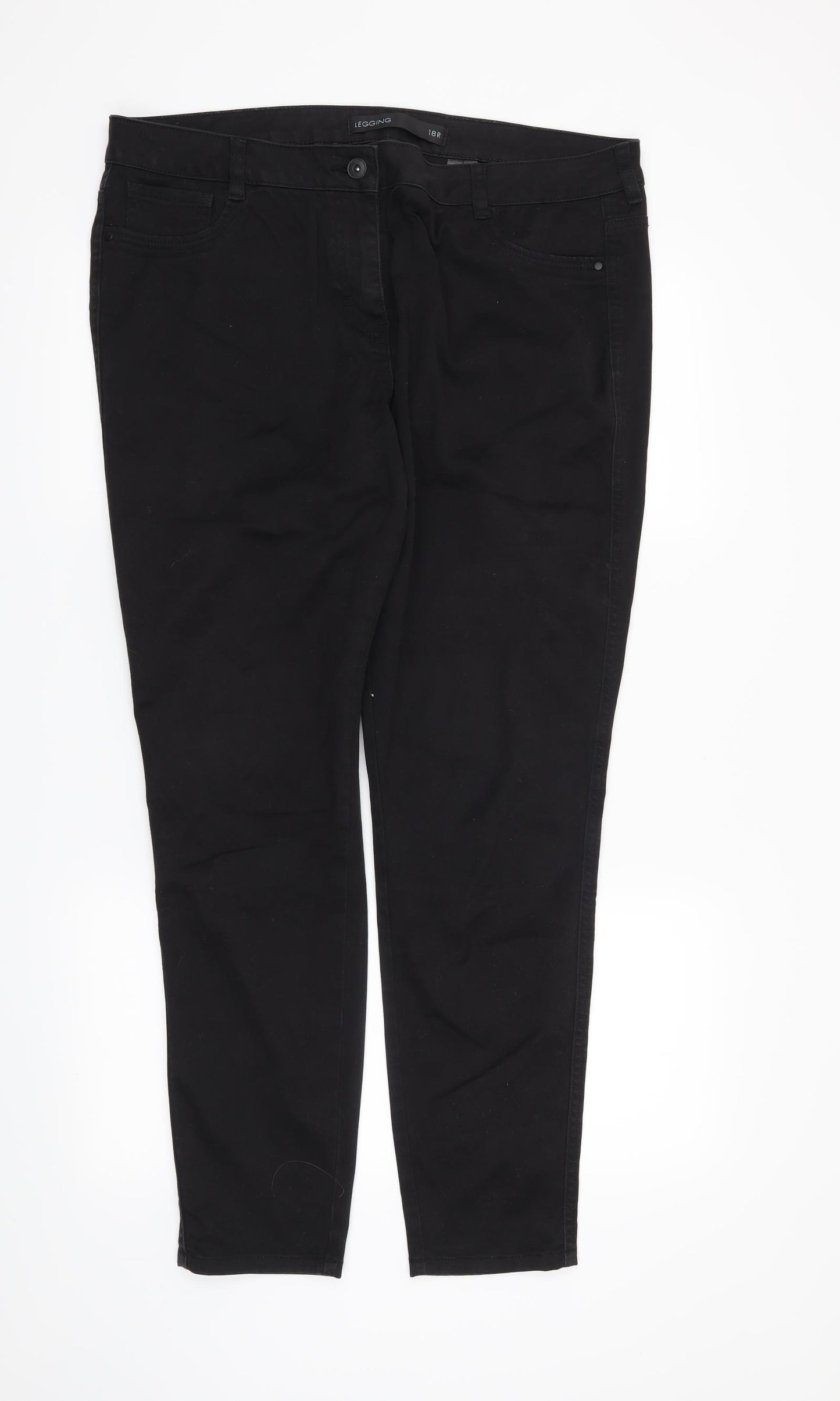 NEXT Womens Black   Jegging Jeans Size 18 L29 in