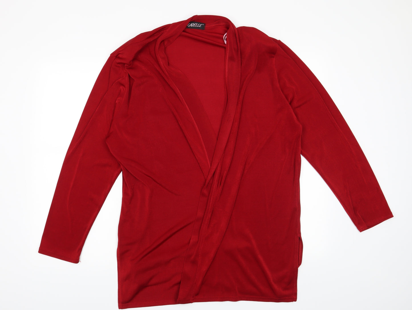 Preworn Womens Red   Cardigan Jumper Size L